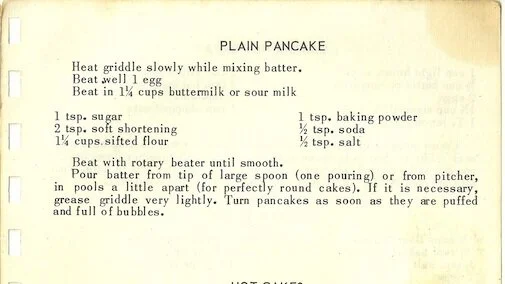 PLAIN PANCAKE