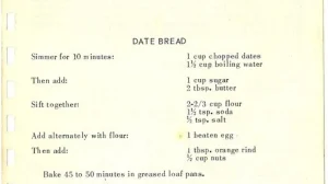 DATE BREAD #2