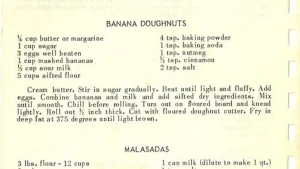 BANANA DOUGHNUTS