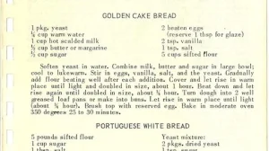 GOLDEN CAKE BREAD