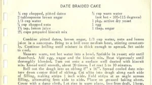 DATE BRAIDED CAKE
