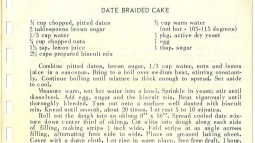 DATE BRAIDED CAKE