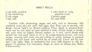 Sweet Rolls