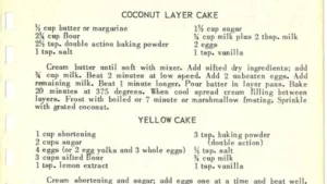 COCONUT LAYER CAKE