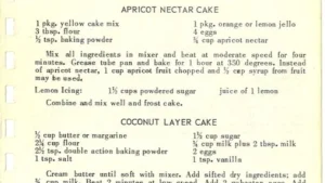 APRICOT NECTAR CAKE