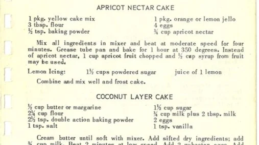 APRICOT NECTAR CAKE
