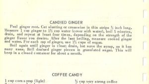 CANDIED GINGER