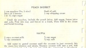 PEACH SHERBET