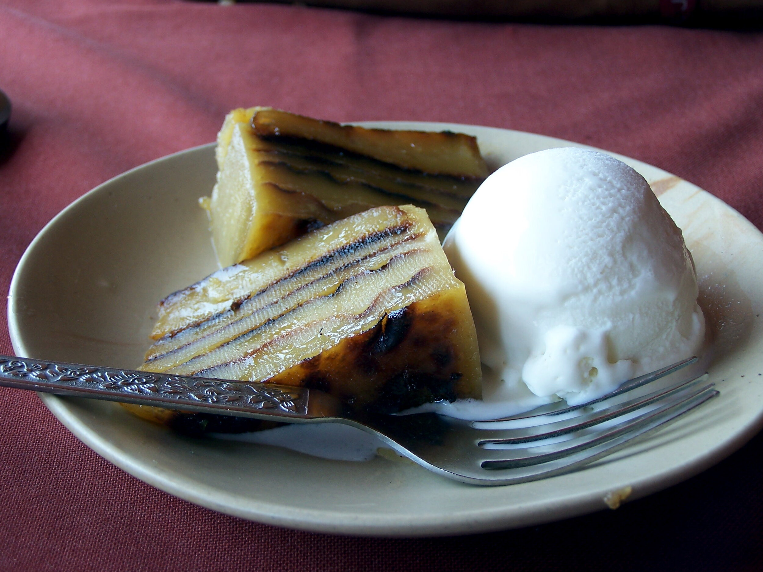 Bebinca & ice cream - photo by Warren Noronha