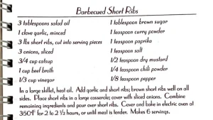 Barbecued Short Ribs