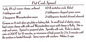 Hot Crab Spread