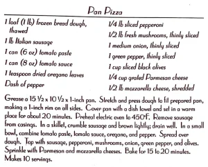 Pan Pizza