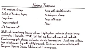 Shrimp Tempura
