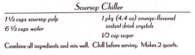 Soursop Chiller