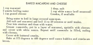 Baked Macaroni and Cheese