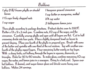 Baklava