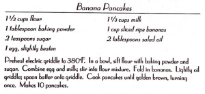 Banana Pancakes