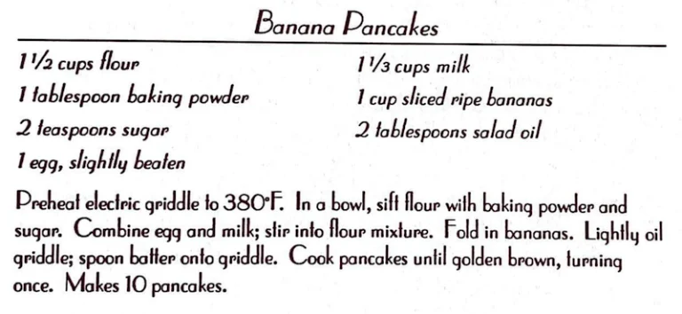 Banana Pancakes