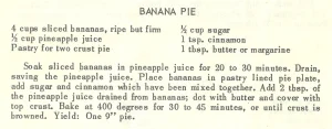 Banana Pie
