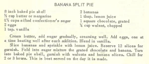 Banana Split Pie