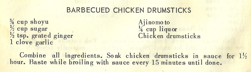 Barbecued Chicken Drumsticks - Kau Kau Chronicles