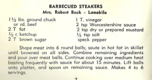 Barbecued Steakers