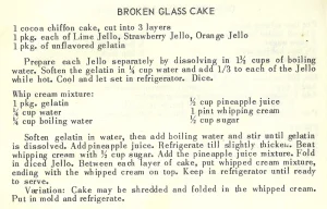 Broken Glass Cake