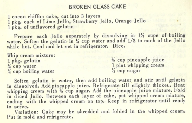 Broken Glass Cake