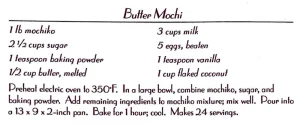 Butter Mochi #2