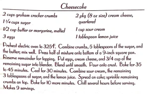 Cheesecake