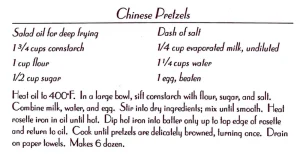 Chinese Pretzels