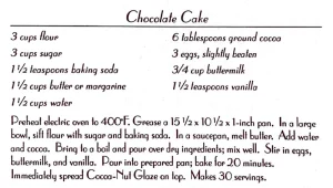Chocolate Cake