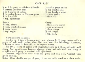 Chop Suey