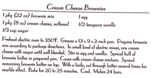 Cream Cheese Brownies