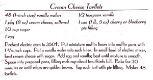 Cream Cheese Tartlets