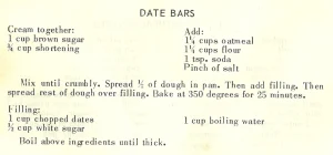 Date Bars #2