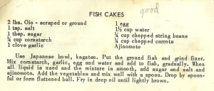 Fish Cakes