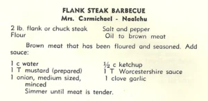 Flank Steak Barbecue