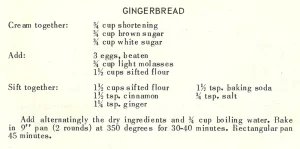 Gingerbread