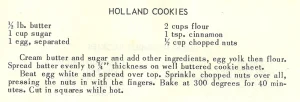 Holland Cookies
