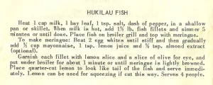 Hukilau Fish