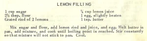 Lemon Filling