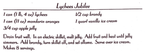 Lychees Jubilee
