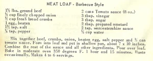 Meat Loaf – Barbecue Style