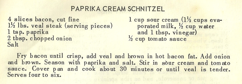 Paprika Cream Schnitzel - Kau Kau Chronicles