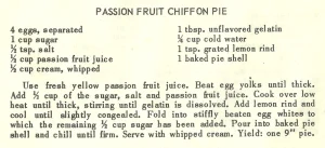 Passion Fruit Chiffon Pie #3
