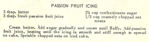 Passion Fruit Icing