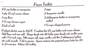 Pecan Tartlets