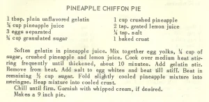 Pineapple Chiffon Pie #2