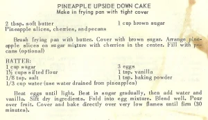 Pineapple Upside Down Cake